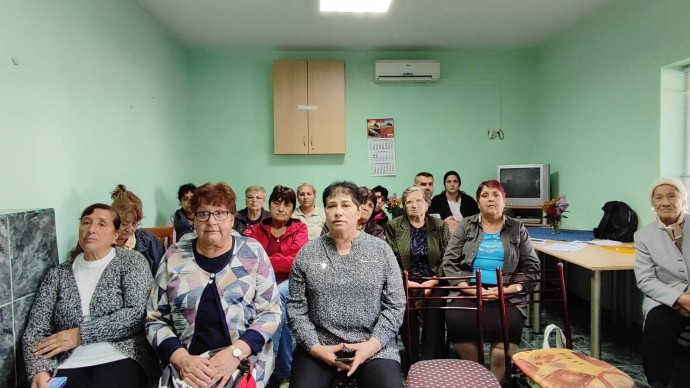 Работна среща за популяризиране на процеса на разработване на стратегия за ВОМР, 04.10.2023 г. в с. Царевци