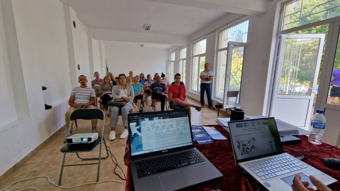 Работна среща за популяризиране на пронеса на разработване на стратегия за ВОМР,  05.10.2023 г. в с. Константиново